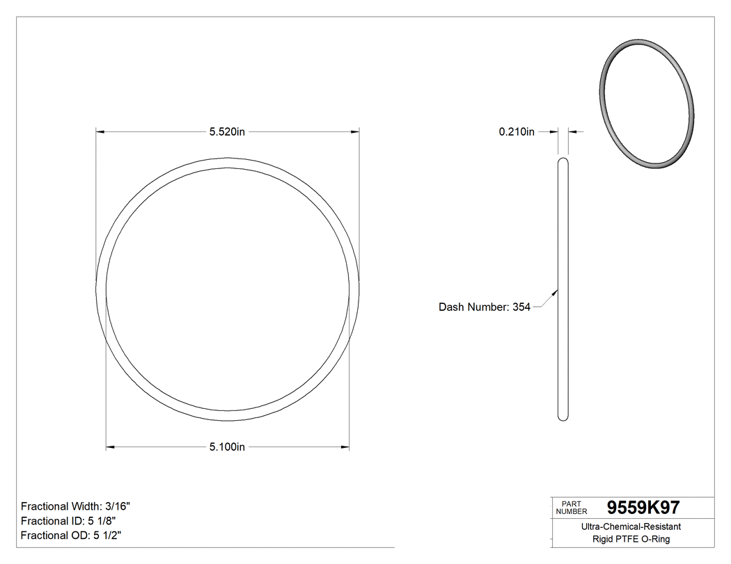 Technical drawing - 9559K97